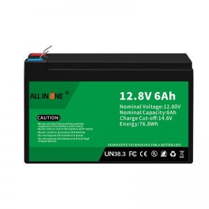 12.8V 6Ah Rechargeable Battery LiFePO4 Lead Acid Replace Lithium Ion Battery 12V 6Ah