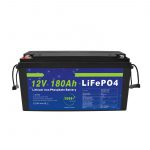 סוללת ליתיום LiFePO4 12V 180Ah למערכות אחסון אנרגיה סולארית לאופניים חשמליים