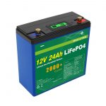 מחזור סולארי עמוק 24v 48v 24ah סוללת Lifepo4 סוללה UPS 12v 24ah סוללה