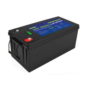 מחזור עמוק Lifepo4 24v 200Ah סוללת ליתיום יון בטיחות גבוהה למערכת השמש הביתית