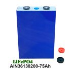 LiFePO4 סוללה פריזמטית 36130200 3.2V 75AH