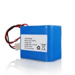 6.4V 12Ah LiFePO4 טעינת ליתיום 26650 32650 סוללה עם מחבר לאור שמש
