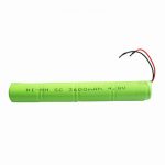 NiMH סוללה נטענת SC 3600mAH 4.8V